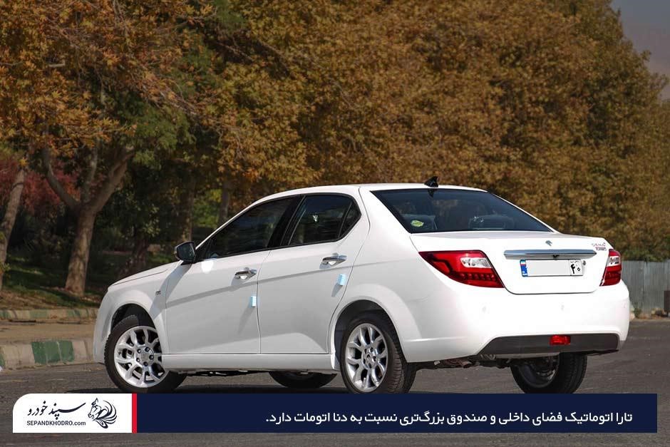 مقایسه تارا اتومات با دنا پلاس توربو اتومات از لحاظ طراحی داخلی